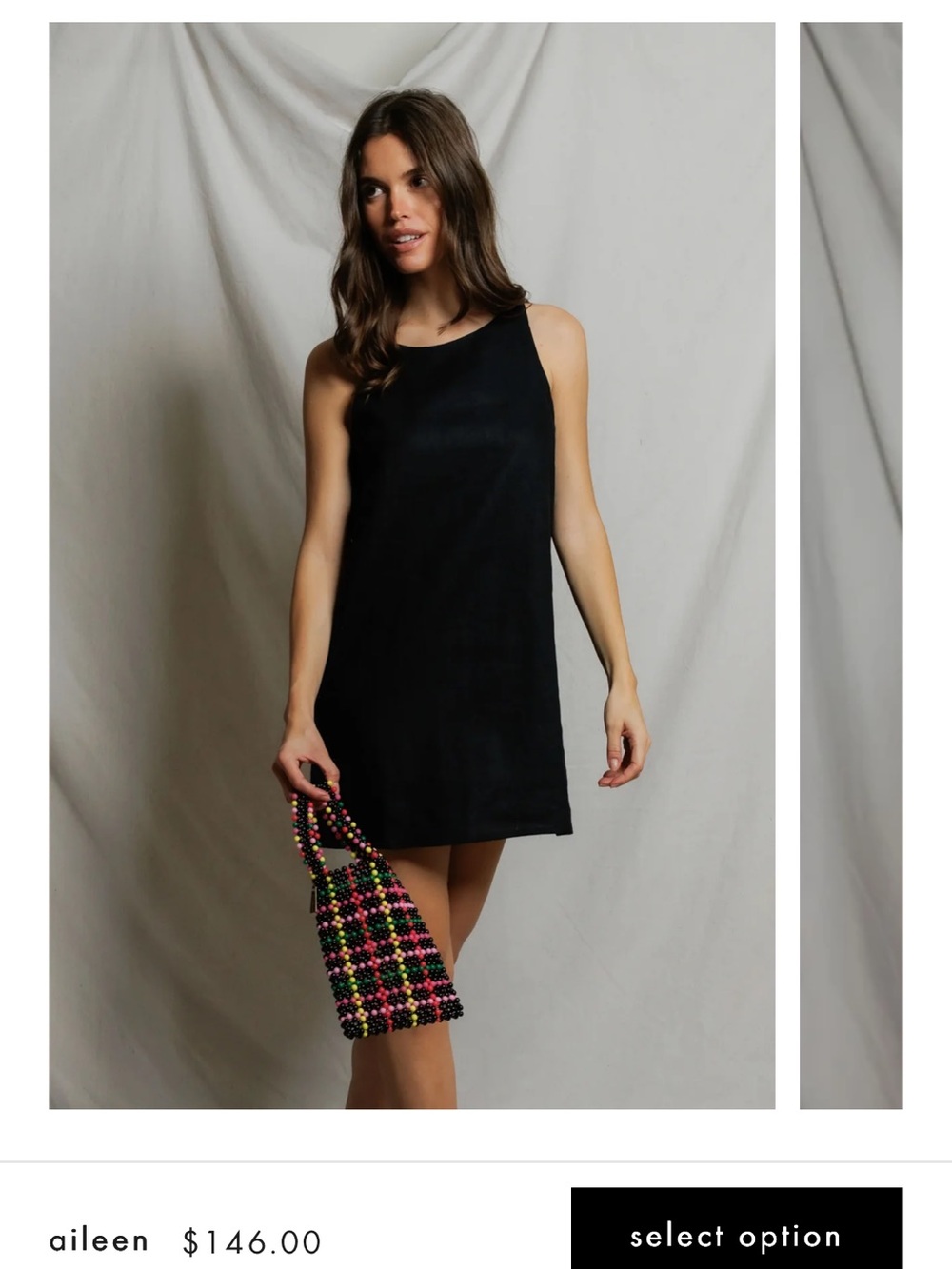 perfectwhitetee Aileen linen dress